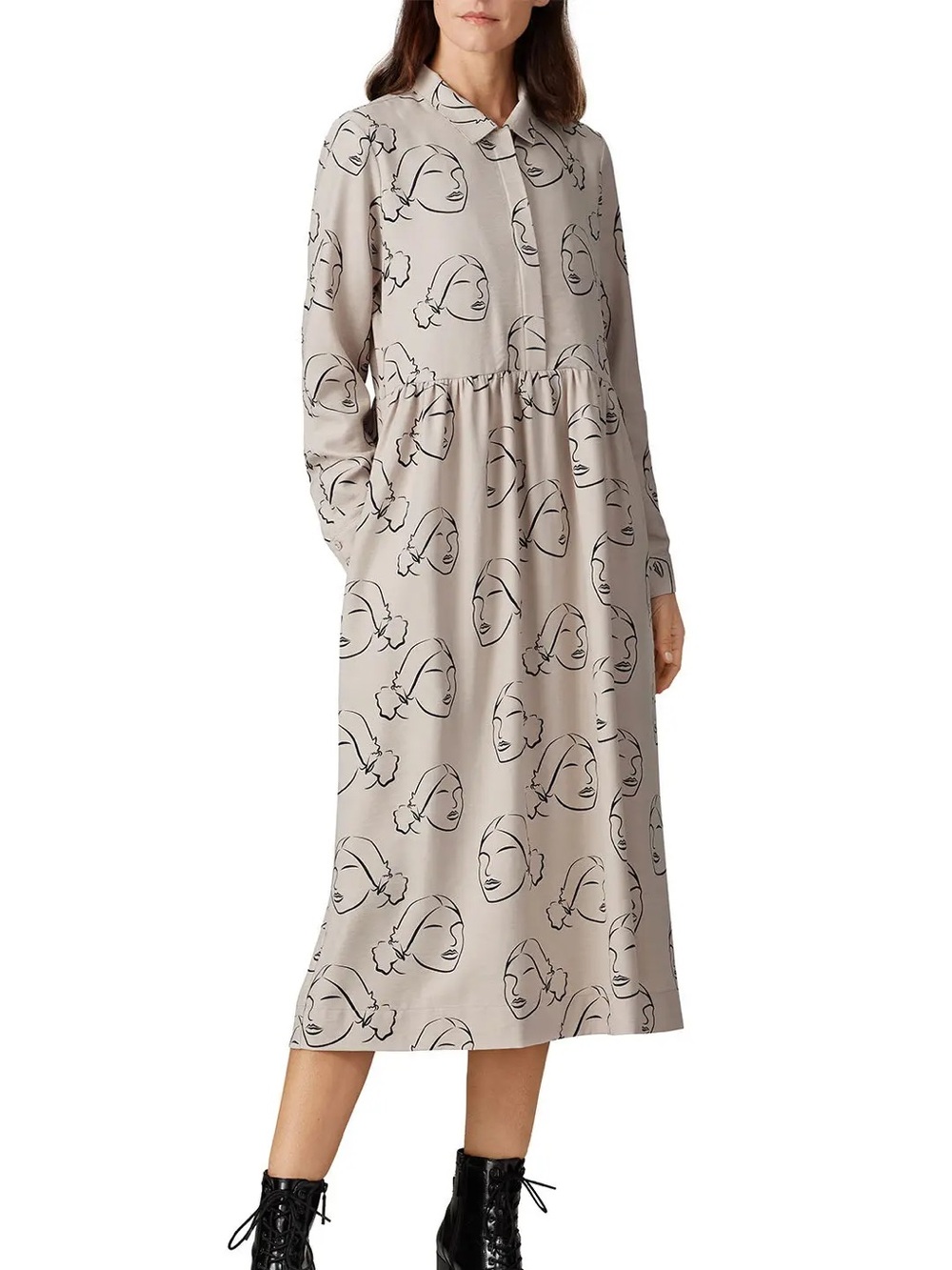 NWT The Odells Easy Mid Length Dress in Spanish Girl